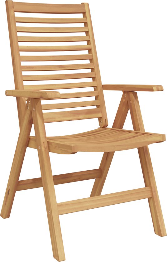 vidaXL - Chaises de jardin - 2 pièces - Bois de teck Massief