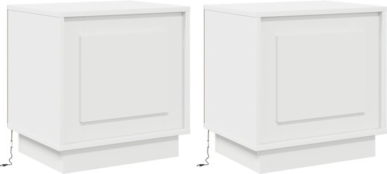 HOME DECO FACTORY Nora Gris 34.5X34.5X47Cm Mobilier Meuble Table De Chevet Lit Chambre, Bois-MDF