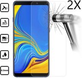 2X/2Pack Samsung Galaxy A9 2018 Beschermglas Screenprotector / Tempered Glass Screen