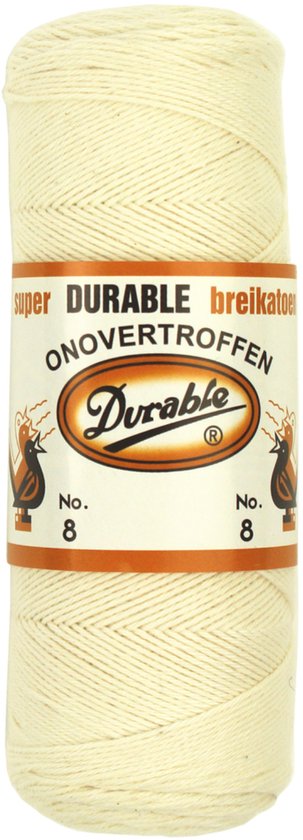Durable Breikatoen Nr. 8 - 087 ecru - Katoen Garen