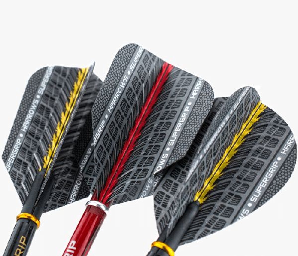 Harrows Supergrip Red - Dart Flights