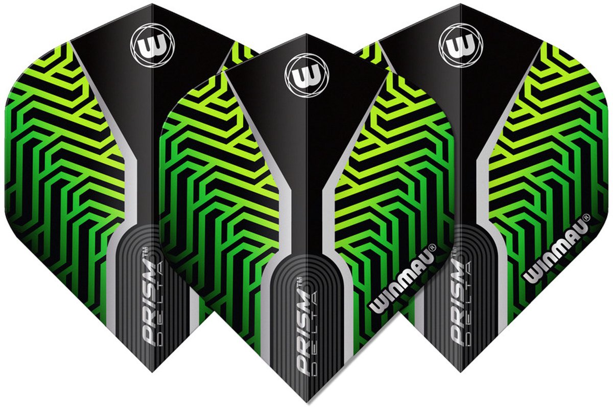 Winmau Prism Delta Kairos Green - Dart Flights