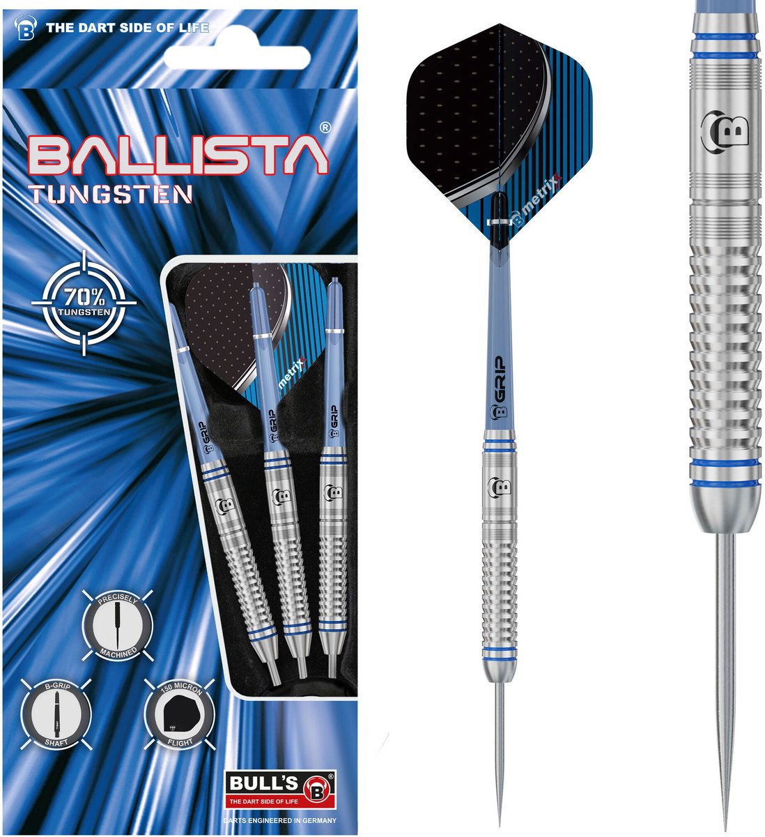 BULL'S Ballista 70% - Dartpijlen 21 Gram