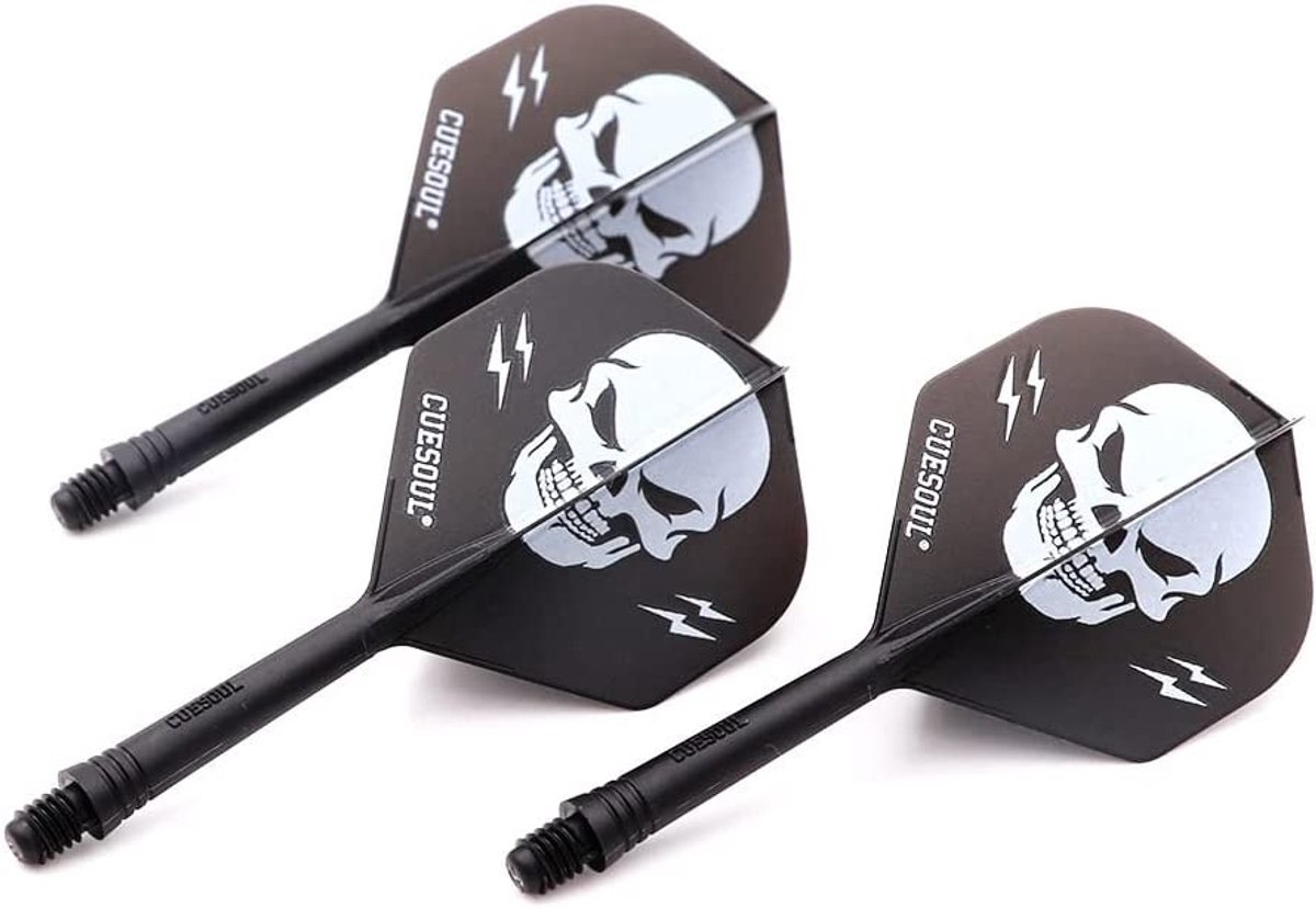 Cuesoul - ROST Integrated Dart Flights - LOVEone - Black
