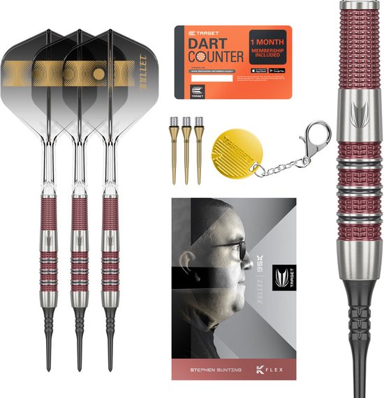 Target Stephen Bunting 95K 95% Soft Tip - Dartpijlen van Target — afbeelding 5