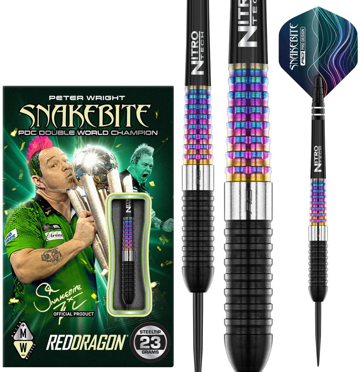 Red Dragon Peter Wright Corra 90% - Dartpijlen 24 Gram
