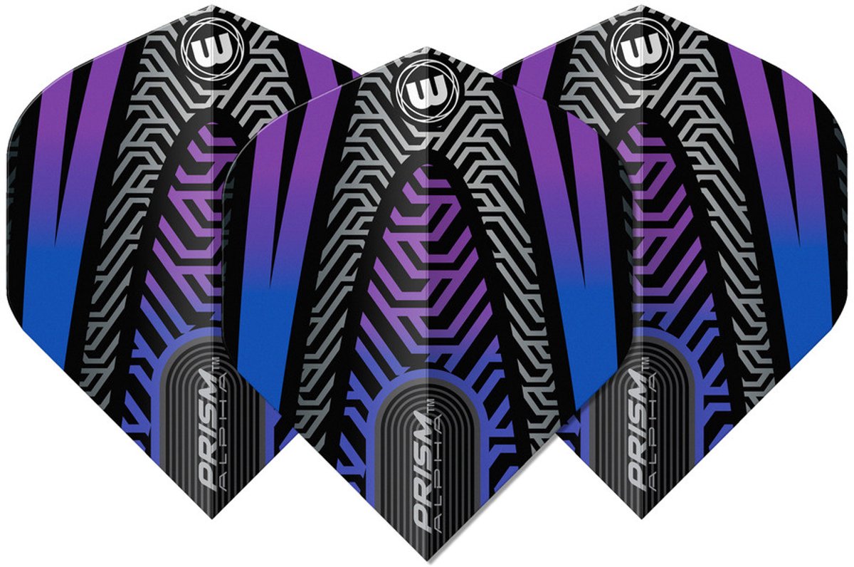Winmau Prism Alpha Black Blue V2 - Dart Flights