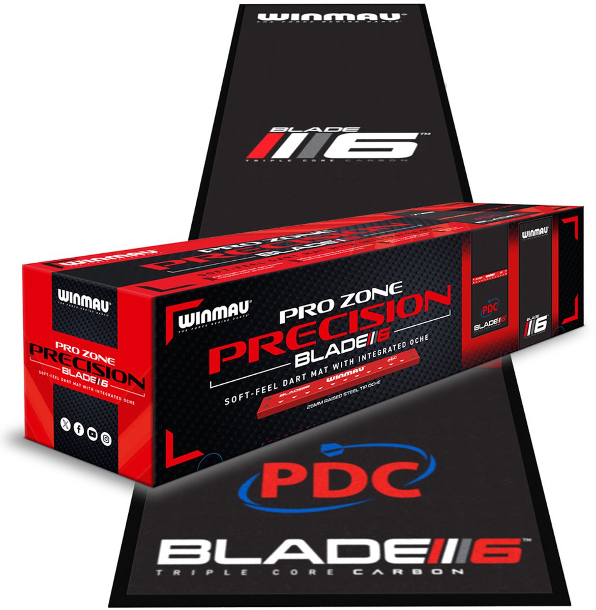 Winmau Pro Zone Precision Blade 6 Soft Feel Dartmat