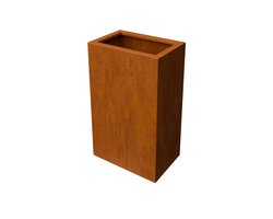 Artesa Rechthoekige plantenbakken Cortenstaal - 600x400x1000 (LxBxH)