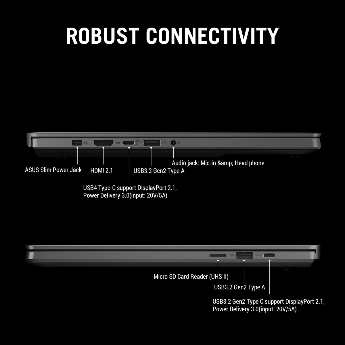 ASUS ROG Zephyrus G14 Gaming Laptop 14" OLED 2.8K 120Hz Ryzen 9 RTX 4060 16GB 1TB SSD - Afbeelding 4