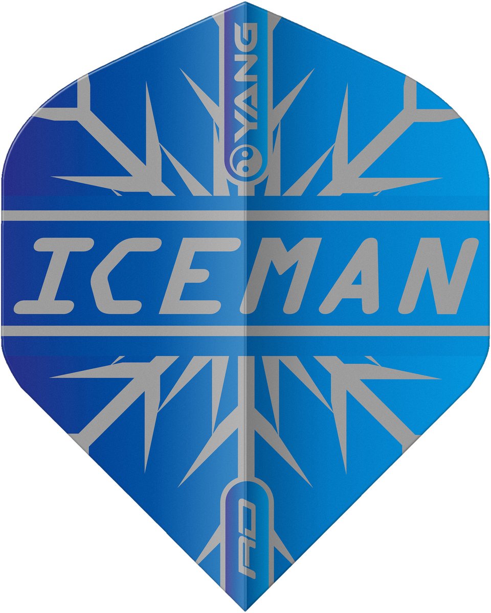 Red Dragon Gerwyn Price Yin Yang Blue White - Dart Flights