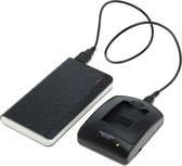 Huismerk Powerpakket: mini USB oplader + 8000mAh Powerbank voor Canon LP-E12