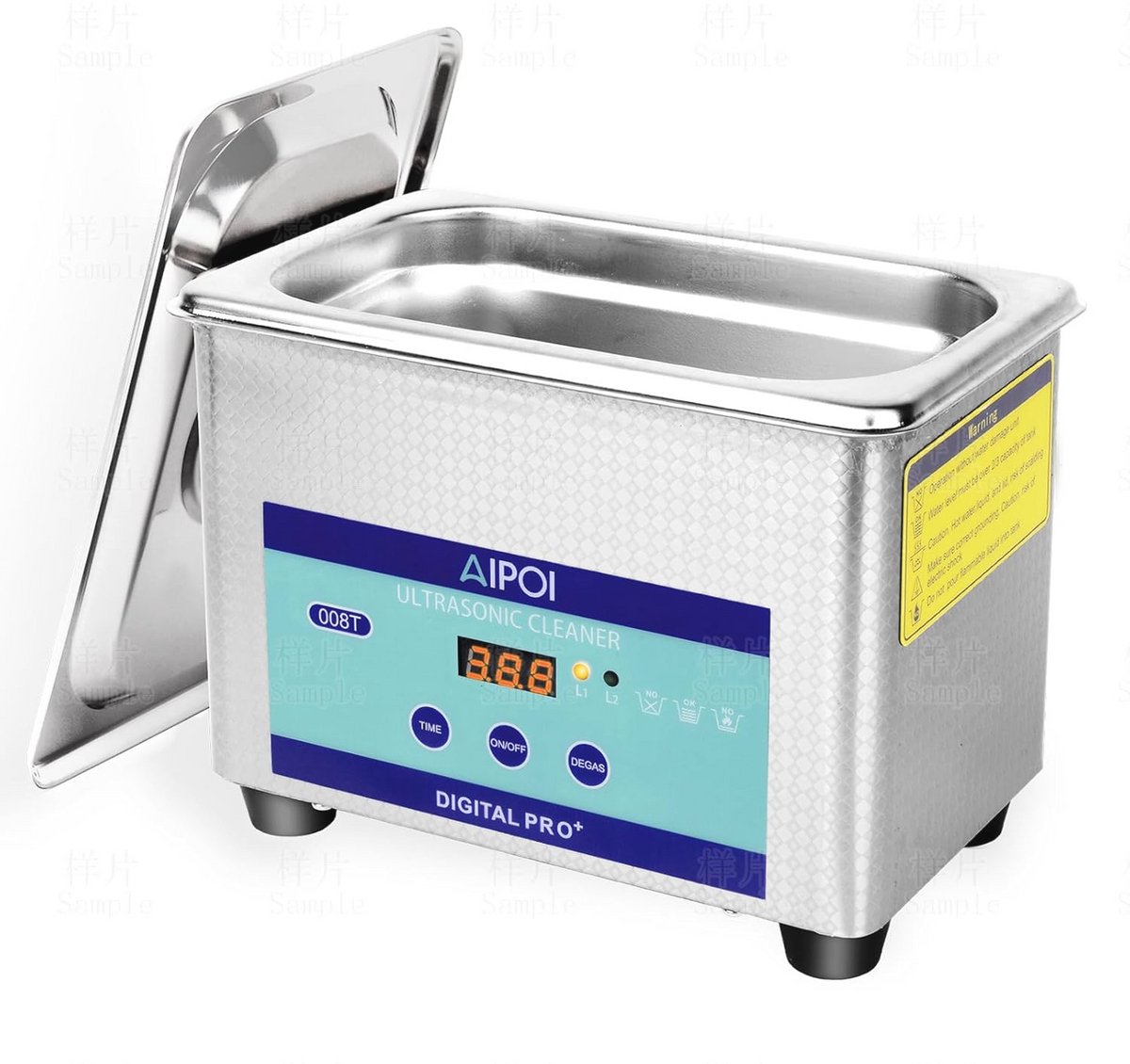 Ultrasoon Reinigingsapparaat 800ML - Effectieve Reiniging voor Sieraden, Horloges en Brillen