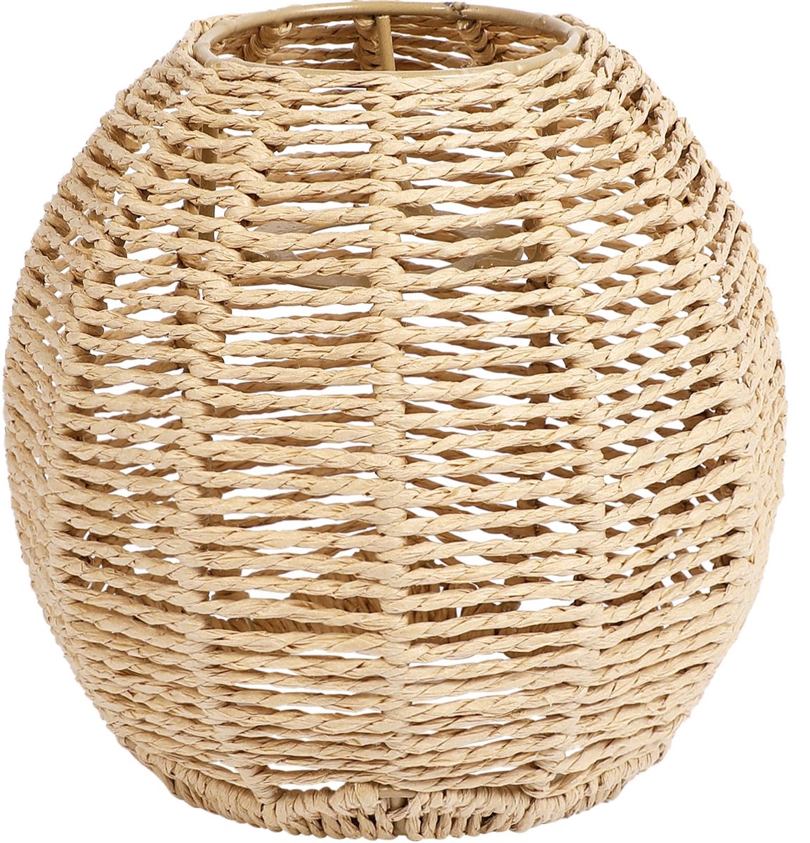 Ibenzoa® Handgemaakte Rotan Hanglampenkap voor Sfeervolle Verlichting in Elke Ruimte