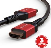 Bol.com ProFPS HDMI Kabel voor PS5 & Xbox – HDMI 2.1 | 4K@120Hz | 48Gbps | VRR & eARC – 3 Meter – Lange Gaming Kabel – Nylon Bra... aanbieding
