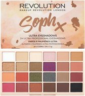 Makeup Revolution - Sophx Eyeshadow Palette - Paletka očních stínů 26 g -