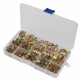 Colliers de serrage - Ensemble de colliers de serrage pour tuyau d'essence - 165 pièces - Colliers de serrage pour tuyau de carburant 6 mm - Ensemble de pinces pour colliers de serrage 22 mm - Cadeau de fête des mères