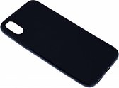 Zwart Soft Siliconen TPU Hoesje iPhone X / Xs