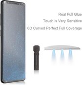 Samsung Galaxy Note 8 UV liquid Curved Tempered Glass full cover met UV lampje