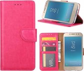 Hoesje voor Samsung Galaxy j2 Pro (2018) portemonnee hoesje / met opbergvakjes Roze
