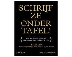 Schrijf ze onder tafel!