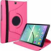 Samsung Galaxy Tab S2 8.0 inch (SM-T710 / T715) Tablet Case met 360ﾰ draaistand cover hoesje - Pink - Roze