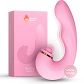 Sensual Desire® BLUSH – Pulsing Vibrator met 20 Standen – Clitoris Stimulator – Vibrators & Sex Toys voor Vrouwen – Waterdicht – Stil & USB Oplaadbaar – Incl. Luisterverhalen