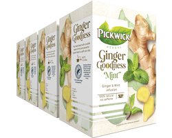 Pickwick Ginger Goodness Mint Kruidenthee - 15 x 4 theezakjes