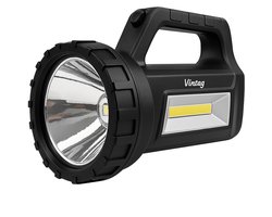 LED Zaklamp - Op Batterij - Grote Schijnwerper - 100 Lumen -