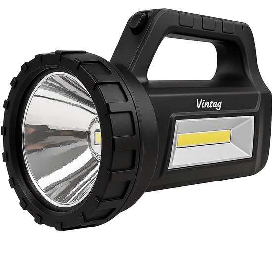 LED Zaklamp - Op Batterij - Grote Schijnwerper - 100 Lumen -