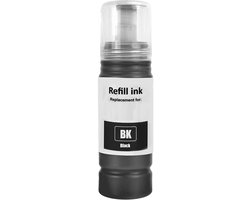 Huismerk geschikt voor Epson 102 Zwarte Inkt - Geschikt voor EcoTank ET-2750 - ET-2851 - ET-3700 - ET-3750 - ET-3850 - ET-4750 - ET-4850 - ET-4856