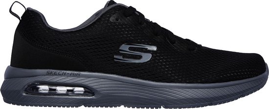 Skechers Sneakers - Maat 41 - Mannen - zwart/ donker grijs