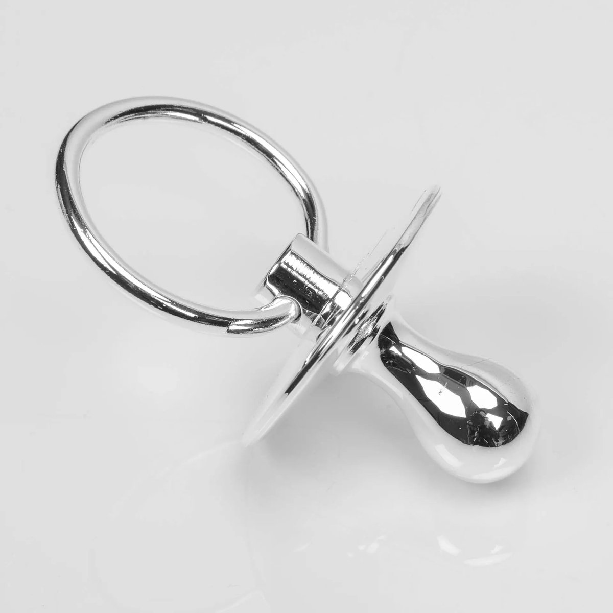 Celebrations - Hello Baby - Verzilverde speen - Silver Plated - Baby kado babycadeau - Geboorte - Doop