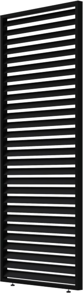 ALBA decopaneel horizontaal L 93cm x H 233.5cm RAL 9005 zwart