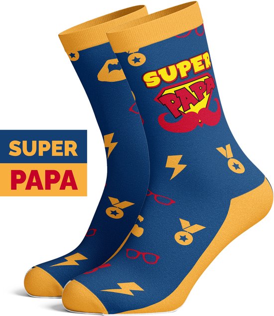 Grappige Sokken - SUPER PAPA