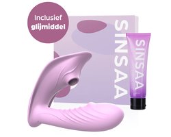 Sinsaa Vibrator 3-in-1 - Sex Toys voor Koppels & Vrouwen - Vibrators voor Vrouwen - Intense G-Spot & Clitoris Stimulator - Dildo Vibrators