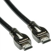 Roline HDMI kabel versie 2.0a (4K 60Hz HDR) - 10 meter - Zwart - Premium
