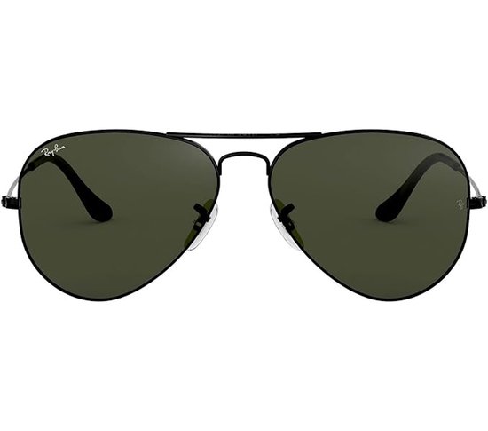 Ray-Ban Aviator Zonnebril - RB3025 - 58 mm - Zwart/Groen — afbeelding 2