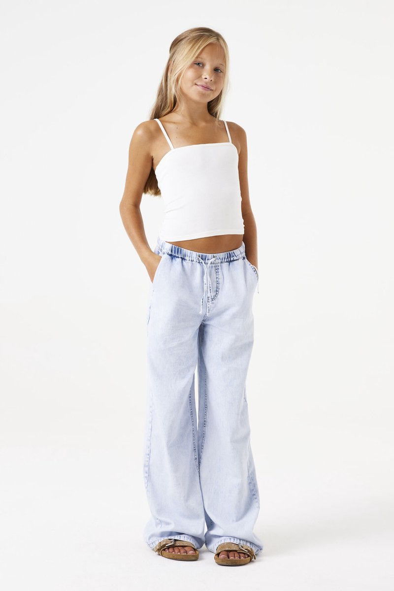 GARCIA D52523 Meisjes Wide Fit Jeans Blauw