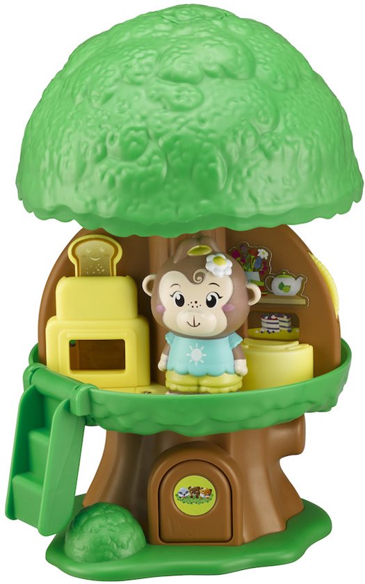 Klorofil De Magische Speelboom – Pocket Editie – Compacte Speelset incl 1 poppetje uit de Apen familie