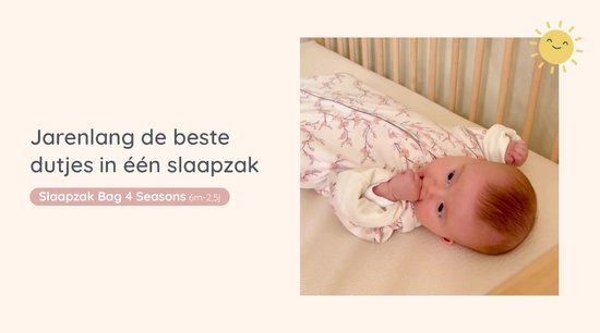 Puckababy 4 seizoenen Slaapzak Baby (6m-2,5y) - 4 Seasons - Lucky Clover