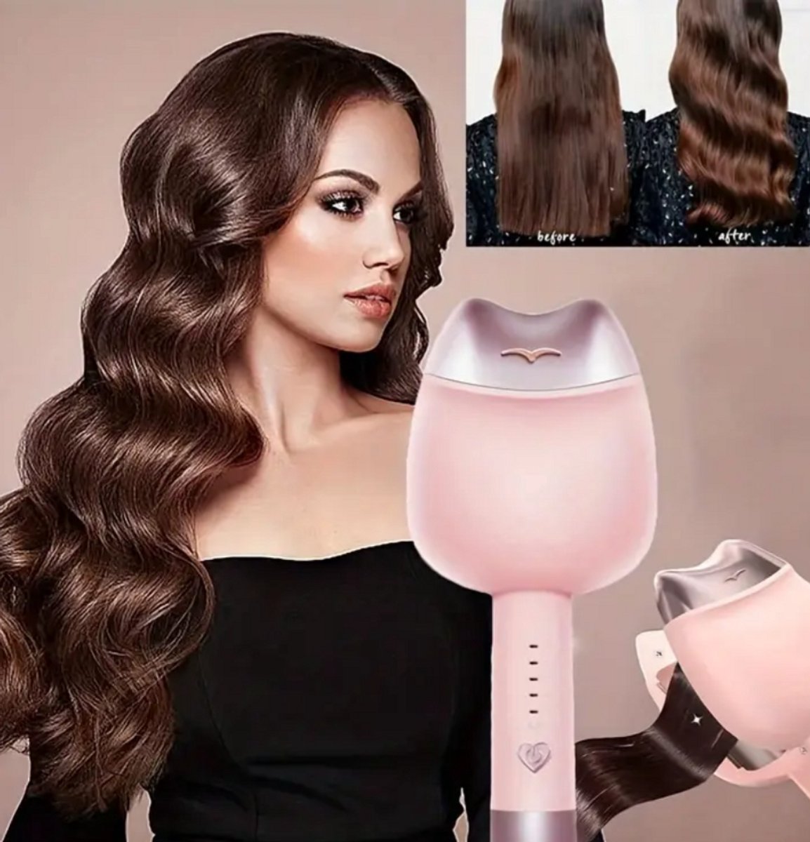 Keramische Krultang - Dubbele Vaten, 5 - afbeelding 3