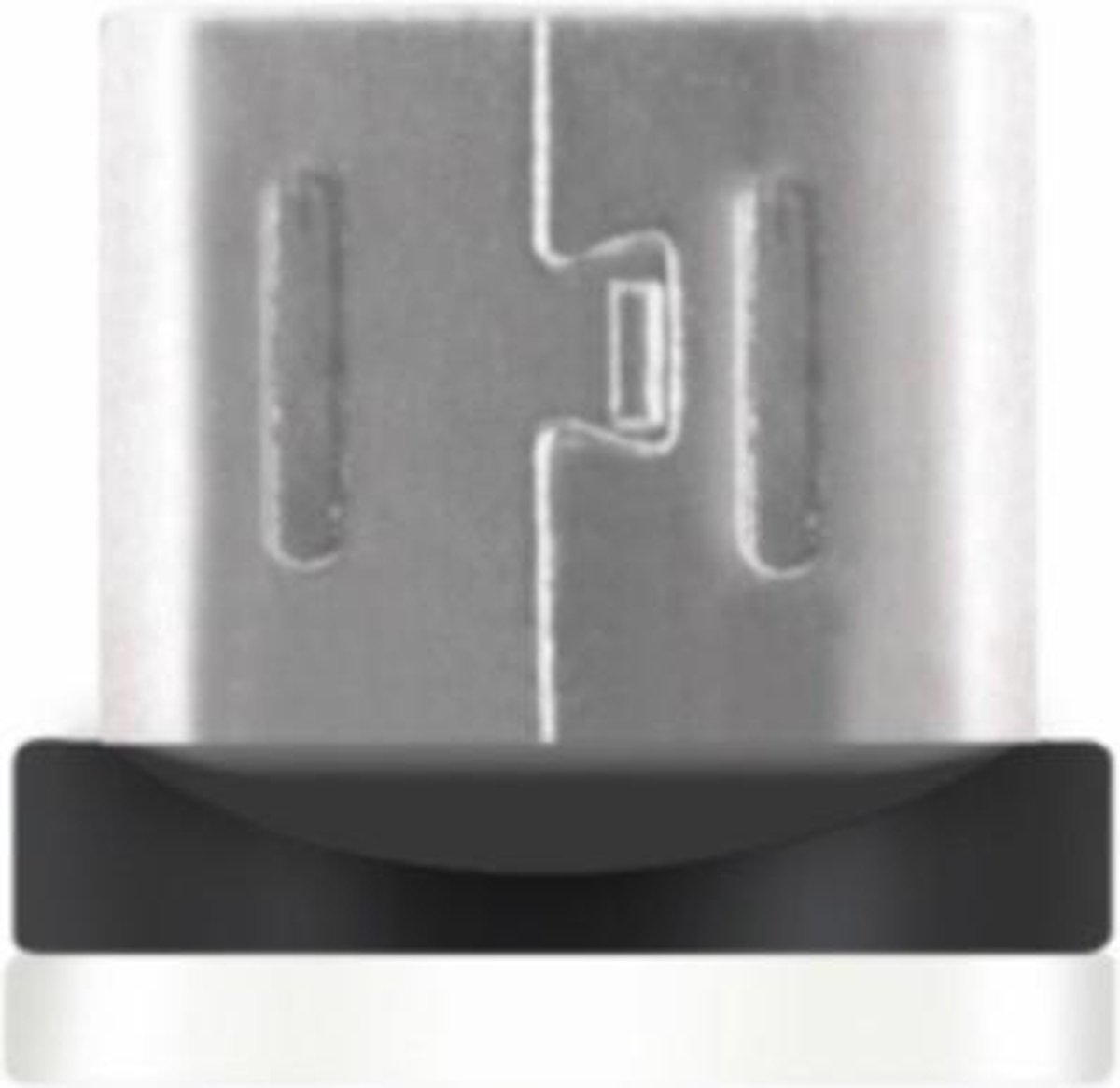 Mobiparts Magnetic Micro USB naar Adapter without cable - Zwart