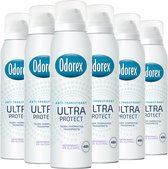 Bol.com Odorex Ultra Protect Anti-Transpirant Deodorant Spray - 6x 150ml - Voordeelverpakking aanbieding