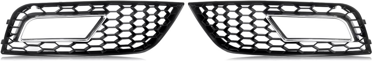 Voorbumper - Voor Audi A4 B8.5 2012-2015 - Auto accessoires - Bumper voor - Mistlichtroosters