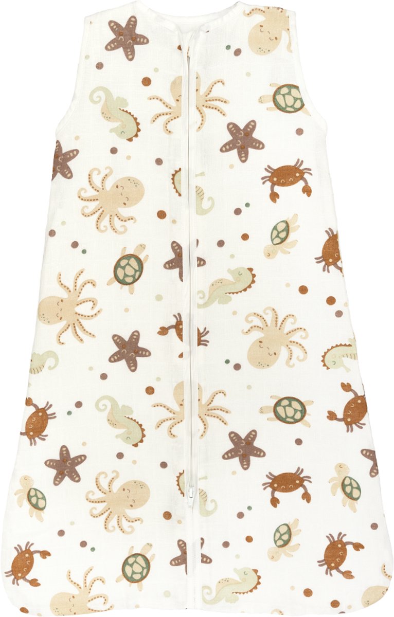 Little Boo Icecream Slaapzak Hydrofiel Oatmeal 70cm Zomerslaapzak