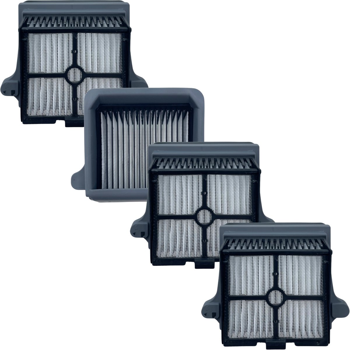 Filter geschikt voor Tineco Floor One S6 / Floor One S7 PRO [Set 4] Vervangingsfilter stofzuiger