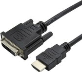 HDMI (m) - DVI-D Dual Link (v) adapter / zwart - 0,15 meter