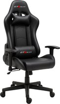 Bol.com GTRacer Pro - Game Stoel - Gaming Stoel - Ergonomische Bureaustoel - Gamestoel - Verstelbaar - Gaming Chair - Zwart aanbieding