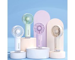 Ventilateur à main – Brume – Nano Brume – Spray – Rechargeable – 14 500 mAh – 3 modes – Ventilateur – Rechargeable par USB – Vert